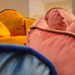 Pelech pre psy s vankúšikom GD01 S/M broskyňový